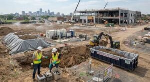 Remediation waste management redevelopment site